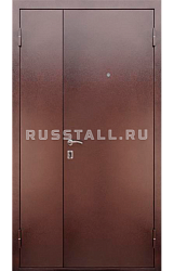 Металлическая двухстворчатая дверь RS24 - Изображение